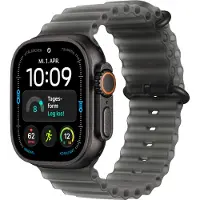 Apple Watch Ultra 4 MJAY4QF/A smartklokke 49 mm 5G, svart titan Ocean-reim