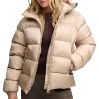 Superdry Hooded Shine Pufferjakke