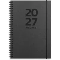 Mayland-Burde A/S Ugekalender, Mayland, 159x211mm år: 2027, sort,, FSC Mix Credit
