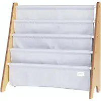 3 Sprouts Bokhylle - 62 x 25 x 61 cm - Lysegrå - - OneSize - Reol