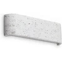 Ideal Lux LED-vegglampe Delta, sementfarge, bredde 30 cm, 3 000 K