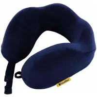 Travel-Blue Tranquility Pillow Wider Fit - Navy Blue