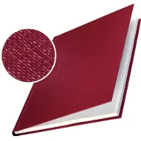 Leitz ImpressBIND - A4 (210 x 297 mm) - 105 ark - matt linbordeaux - stivdeksel - for impressBIND 140, impressBIND 280