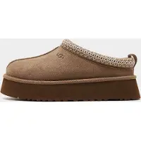 Ugg for woman. 1174471 Tazz II brown leather sneakers (39), Flat, Suede, None, Casual, Bronze