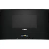Siemens iQ700 BF722L1B1 Innebygd mikrobølgeovn - 21 liter - 900 W - svart/rustfritt stål