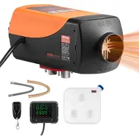 Vevor Dieselluftvarmer, 5-8KW DC12-24V, Hurtigoppvarmende dieselvarmer med fjernkontroll og digitalt fargedisplay, 10L drivstofftank, Lavt støynivå, Talemelding
