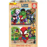 Spidey and his Amazing Friends Puslespill - Marvel Spidey - 2x25 Brikker - - OneSize - Puslespill