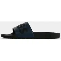 BOSS for man. 50536835 Aryeh Slid Navy Flip Flops (46), Flat, None, Casual, Beachwear