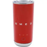 Smeg 50''s Style MFF02RDEU Rød, Automatisk melkeskummer/varmer, Rød, Keramisk, 120 ml, 180 ml, 60 s