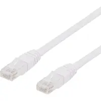 Deltaco U/UTP Cat6 patchkabel, LSZH, 10m, hvit