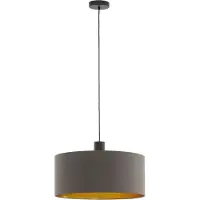 Eglo Hengelampe Concessa cappuccino/gull, Ø 53 cm