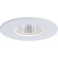 Paulmann innfelt spot Calla hvit, av/på, fast montering, 4 000 K, Ø 8 cm