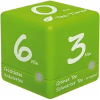 TFA-Dostmann TFA Cube Timer - Kjøkkentidtaker trådløs - lys grønn