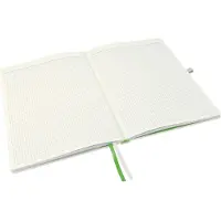 Leitz Complete - Notisbok - eskebundet - A4 (210 x 297 mm) - 80 ark - elfenbenspapir - rutet - hvitt dekke