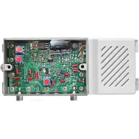 Axing BVS 13-69N 30 dB 100 dBµV CSO/CTB 1006 MHz KDG 1 TS 140: B 3.2, innebygd aktiv returkanal 5...65 MHz, justerbar, justerbar demping og utjevning, trykkstøpt aluminium/plasthus (BVS 13-69N)