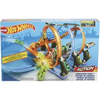 Hot Wheels Corkscrew Crash Track Set