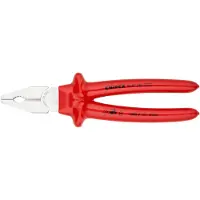 Knipex 03 07 180, Kombinasjonstang, Stål, Plast, Rød, 180 mm, 285 g