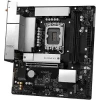 Asrock B860M Rock WiFi - Hovedkort - micro ATX - LGA1851-sokkel - B860 Chipset - USB 3.2 Gen 1, USB-C 3.2 Gen 2x2 - 2.5 Gigabit LAN, Bluetooth, Wi-...