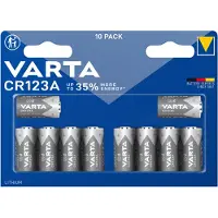 Varta Professional battery - cylindrical - 10 x CR123A - primary lithium manganese
