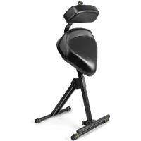 Gravity FMSEAT1BR Height adjustable stool with foot and backrest