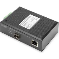Digitus mediekonverter PoE SFP 10/100/1000Base-TX til 1000Base-FX