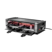 Unold 48730 Finesse Basic - Raclette/grill/panne - 1.2 kW - svart/rustfritt stål