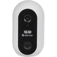 Denver WiFi-overvåkningskamera 1080p / batteridrevet utendørskamera / smart IP-kamera med bevegelsessensor