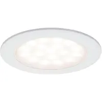 Paulmann 999.21, Innfelt lyspanel, LED, 2,5 W, 3000 K, 225 lm, Hvit