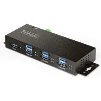 StarTech.com 5G7AINDRM-USB-A-HUB USB-hub - USB 3.2 - 7 porter - Svart
