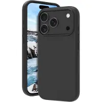 dbramante1928 Monaco - Baksidedeksel for mobiltelefon - MagSafe-samsvar - silikon, plastikk - nattsvart - for Apple iPhone 17 Pro