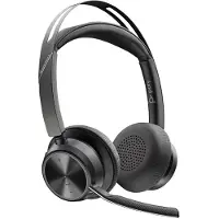 HP Poly Poly Voyager Focus 2-M - Hodesett - on-ear - Bluetooth - trådløs - aktiv støydemping - USB-C via Bluetooth-adapter - svart - Certified for Micro...