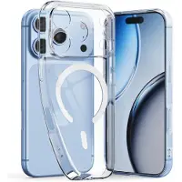 TechProtection iPhone 18 Pro Max/17 Pro Max FlexAir magnetisk TPU-deksel - klart