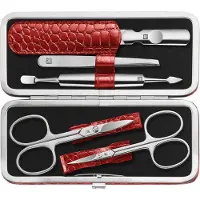Zwilling no name Classic Inox manikyr rød etui, 5 stk