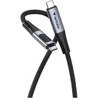Verbatim - USB-C / strømkabel - USB-C (hann) til USB-C (hann) - 1.2 m - Hurtiglading opptil 100W, flettet, forsterket design - svart