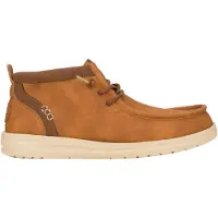 HEY DUDE for man. HD42051 Trainers Wally Mid Classic brown (45), Flat, Laces, Casual