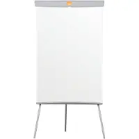 Nobo Basic - Staffeli - gulvstående - melamin - ikke-magnetisk - hvit