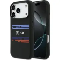 BMW M Silikon Mobildeksel Med Horisontal Linje Magsafe For Iphone 17 Pro