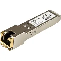 StarTech.com Startech Cisco GLC-T Compatible SFP Module, 1000BASE-T, SFP to RJ45 Cat6/Cat5e, 1GE Gigabit Ethernet SFP, RJ-45 (Copper) 100m, Cisco Firepower, ASR920, IE2000 Mini GBIC Transceiver - Lifetime Warrant