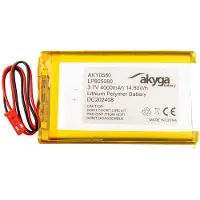 Akyga AKY0580 LP805080 Li-Po 3,7V / 4000mAh PCM Li-Po-batteri JST 2,54 2-pins 150 mm