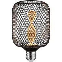Paulmann LED metallisk glød Zyl Helix E27 messing
