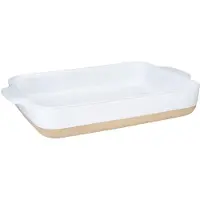 Lurch Terra Nova Ovnfast fad, hvid/creme, M