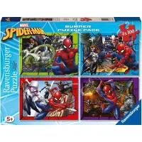 Ravensburger Puslespill Spider-man Enheter 4x100