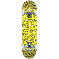 Meow Skateboards Sticker Pile Soft Top CMYK 6.75" Komplette gul
