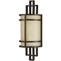 FEISS Vegglampe Fusion 1, bronse/rav, 39 cm