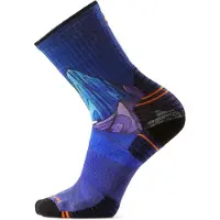 Smartwool Hike Targeted Cushion Mountain Myth Print Crewsokker