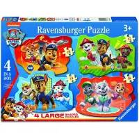 Ravensburger Paw Patrol Puslespill Med 4 Former