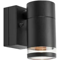 Markslöjd Utendørs LED-vegglampe Luno, svart, 1 lyskilde, IP65, dimbar.