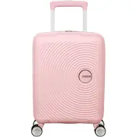 American Tourister Soundbox Mini barnekoffert, hardt skall, 4 hjul, pastellrosa