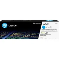 HP 222X - Høy ytelse - cyan - original - LaserJet - tonerpatron (W2221X) - for Color LaserJet Pro MFP 3302fdn, MFP 3303fdw