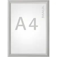 MAUL 6604408, Rektangel, Sølv, Aluminium, Monokromatisk, 330 x 240 mm, 12 mm